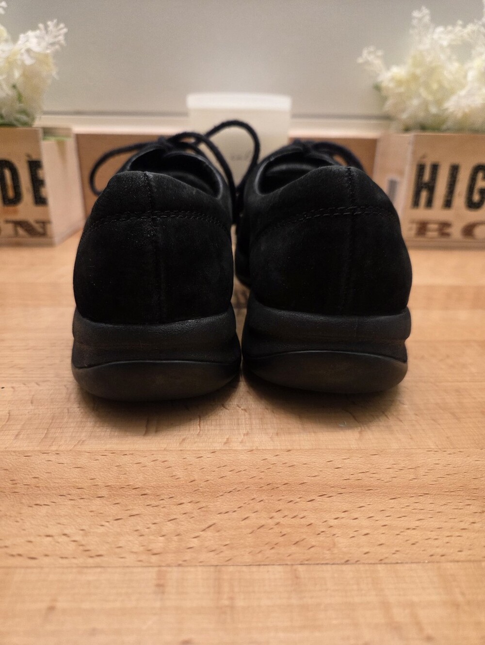 Merrell Topo Pure Oxford Lace-up Shoes Black Suede Womens Size 10 - Picture 4 of 10